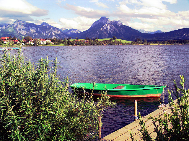 Tegelberg und Säugling (Hopfensee)