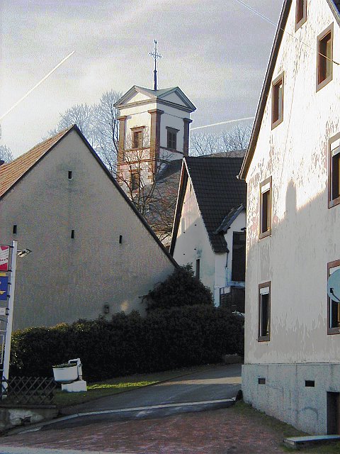 Kirchturm ev Kirche (Niederlinxweiler)