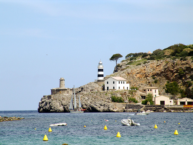 Leuchtturm in Port de Sóller