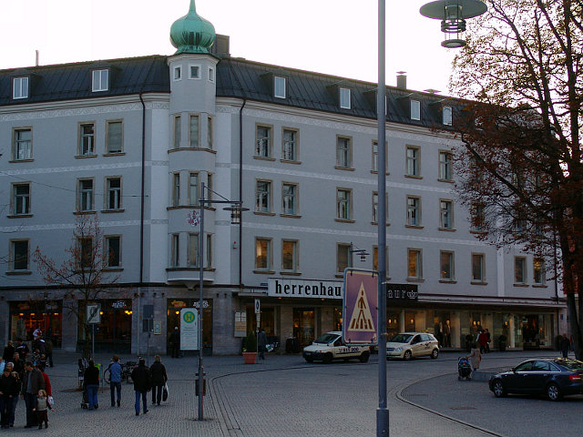 Rathausplatz in Kempten im Allgäu