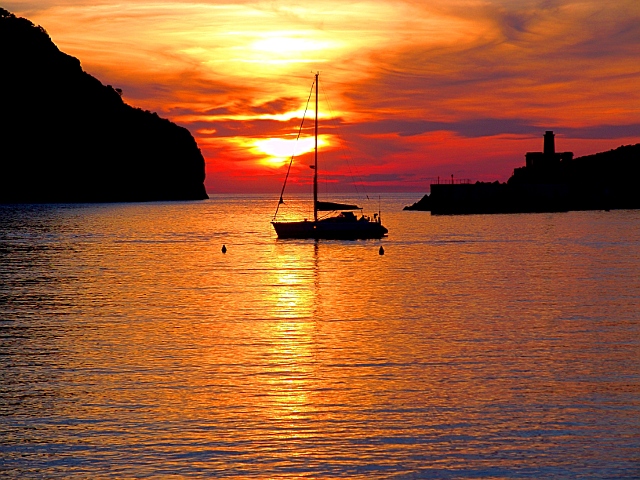 Sonnenuntergang Port de Sóller